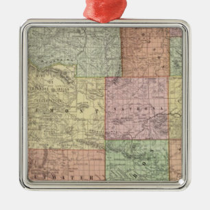 Wyoming 3 silbernes ornament