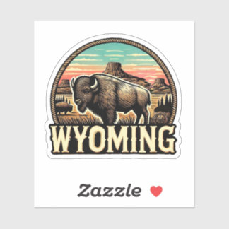 Wyoming Aufkleber