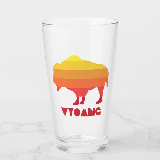 Wyoming Bison Glas (Vorderseite)