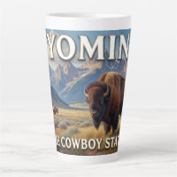 Wyoming Bison Western Reise Staatsstolz