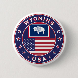 Wyoming Button