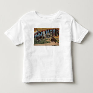 Wyoming (Cowboy)Große BriefszenenWyoming Kleinkind T-shirt