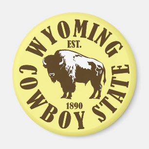 Wyoming, Cowboy-Staat Magnet