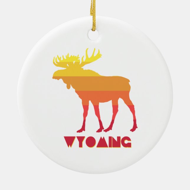 Wyoming Elose Keramik Ornament (Hinten)
