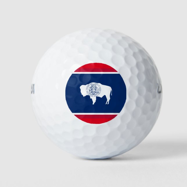 WYOMING FLAG GOLFBALL (Vorderseite)