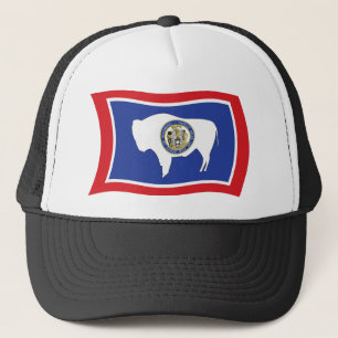 Wyoming Flag Hat Truckerkappe