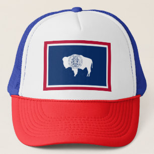 WYOMING FLAG TRUCKERKAPPE