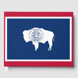 Wyoming-Flagge Gästebuch