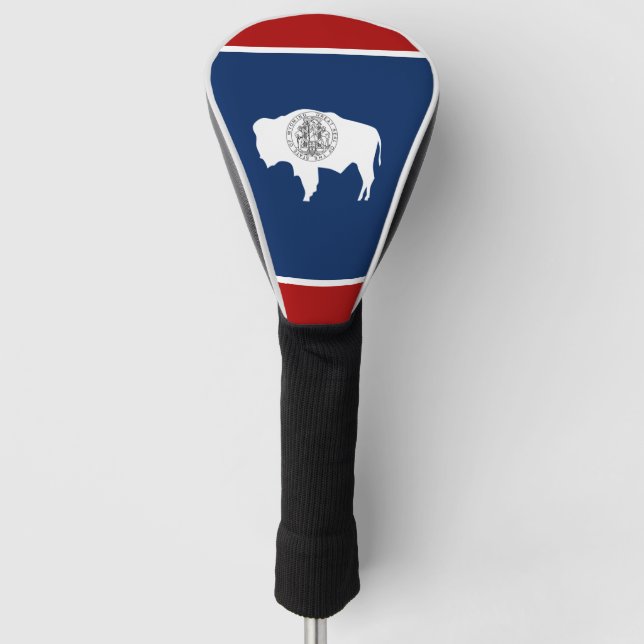 Wyoming-Flagge Golf Headcover (Vorderseite)