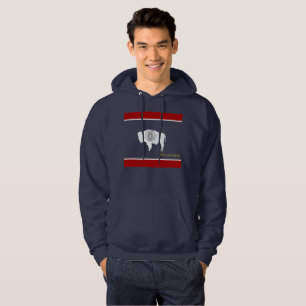 Wyoming-Flagge Hoodie