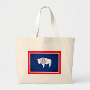 Wyoming-Flagge Jumbo Stoffbeutel