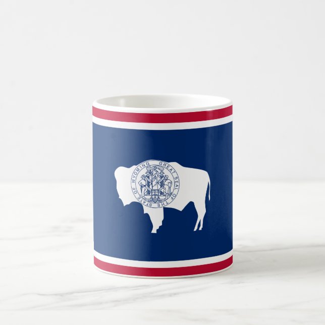 Wyoming-Flagge Kaffeetasse (Mittel)