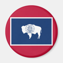 Wyoming-Flagge Magnet