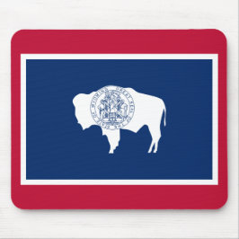 Wyoming-Flagge Mousepad
