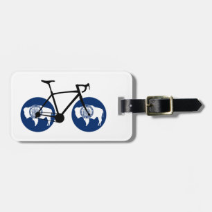 Wyoming-Flagge Radfahren Gepäckanhänger