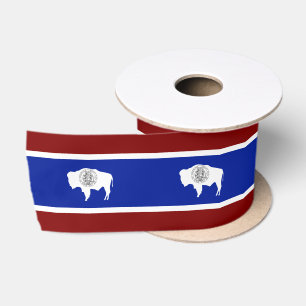 Wyoming-Flagge Satinband