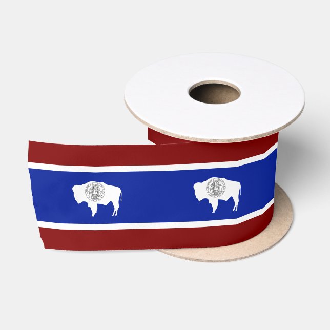 Wyoming-Flagge Satinband (Spule)