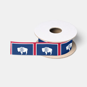 Wyoming-Flagge Satinband