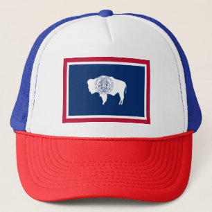 Wyoming-Flagge Truckerkappe