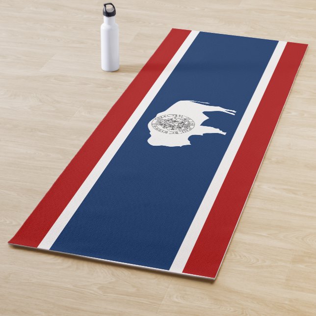 Wyoming-Flagge Yogamatte (Beispiel)