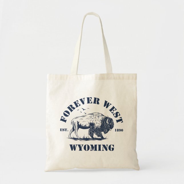 Wyoming, Forever West Tragetasche (Vorne)