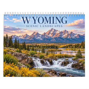 Wyoming Fotokalender mit landschaftlichen Motiven Kalender