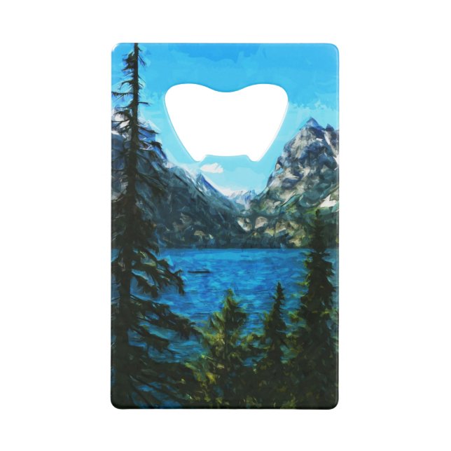 Wyoming Grand Teton Mountains Abstrait (Devant)