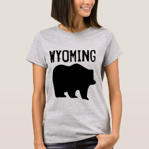 WYOMING GRIZZLY PORTE DES T-shirts
