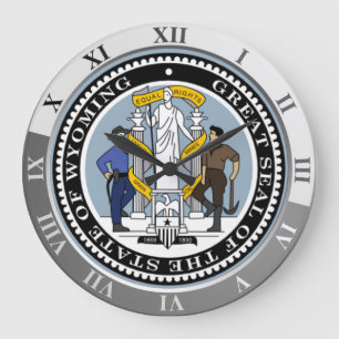 Wyoming Große Wanduhr