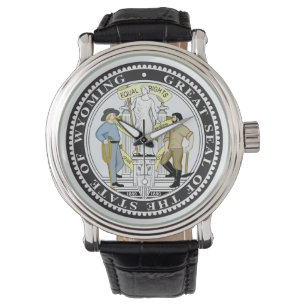 Wyoming großes Siegel Armbanduhr