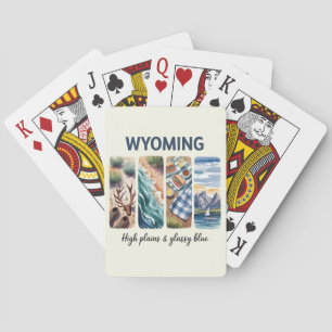 Wyoming-Hochebene & Glasiges Blau Spielkarten