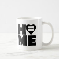 Wyoming Home Heart State Tasse oder Reisebecher
