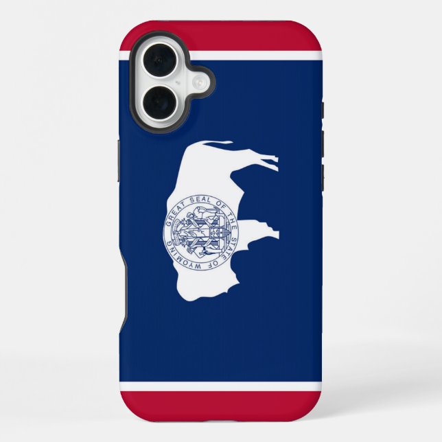 Wyoming iPhone 16 Plus Hülle (Rückseite)