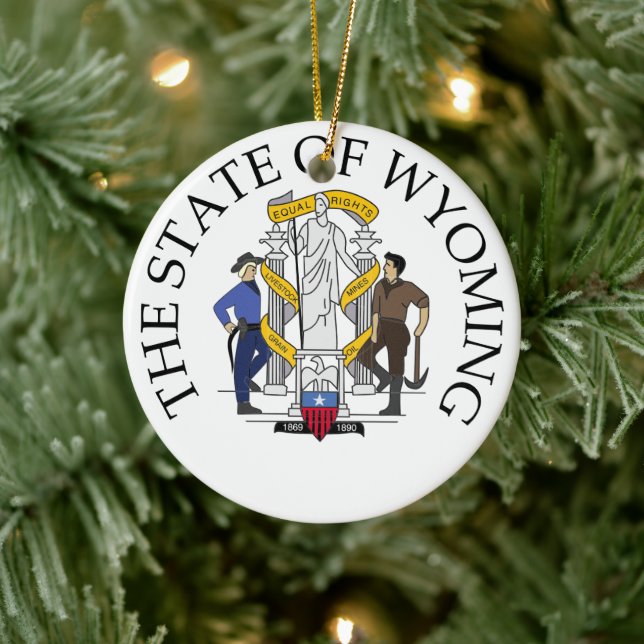 Wyoming Keramik Ornament (Baum)