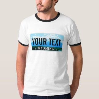 Wyoming-Kfz-Kennzeichen T-Shirt