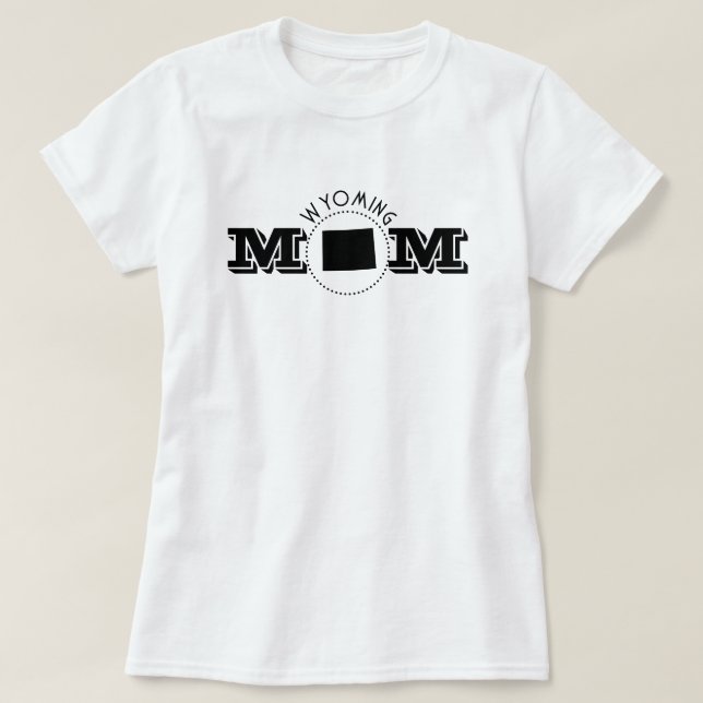 Wyoming Mom  T-Shirt (Design vorne)