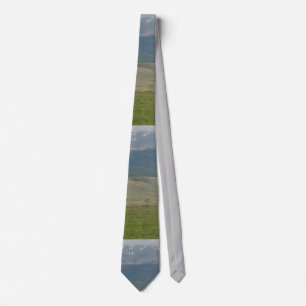 Wyoming Mountain Scene Necktie Krawatte