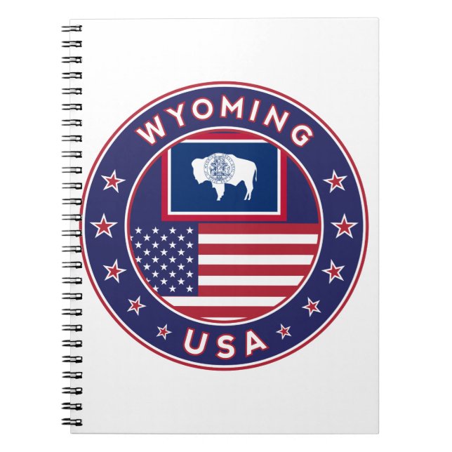 Wyoming Notizblock (Vorderseite)