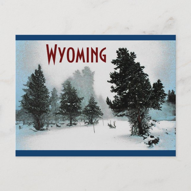 Wyoming Postcard Postkarte (Vorderseite)