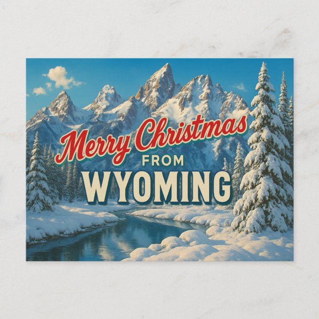 Wyoming Postcard Postkarte (Vorderseite)