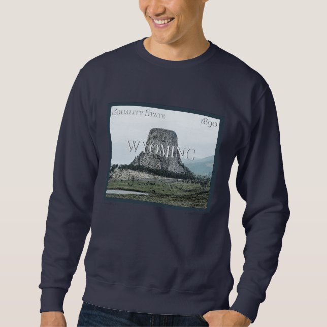 Wyoming Poster Sweatshirt (Vorderseite)