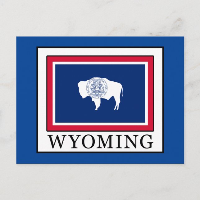 Wyoming Postkarte (Vorderseite)