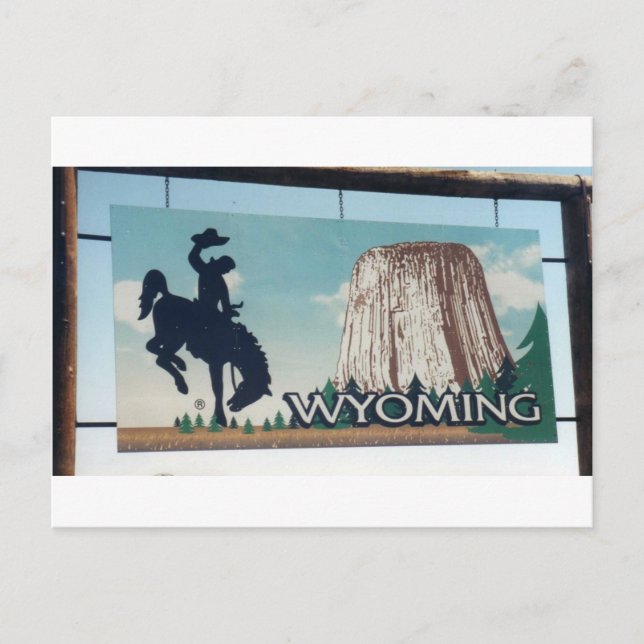 Wyoming Postkarte (Vorderseite)