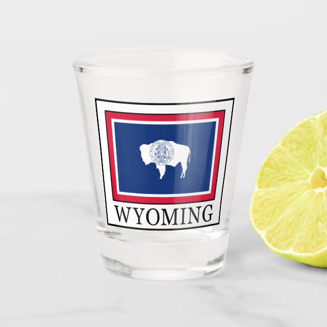 Wyoming Schnapsglas (Vorderseite)