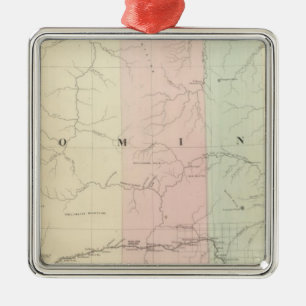 Wyoming Silbernes Ornament
