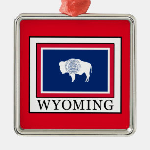 Wyoming Silbernes Ornament
