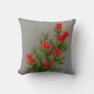 Wyoming Staat Blume - Indischer Pinsel Kissen