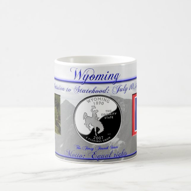 Wyoming-Staat Gedenk Kaffeetasse (Mittel)