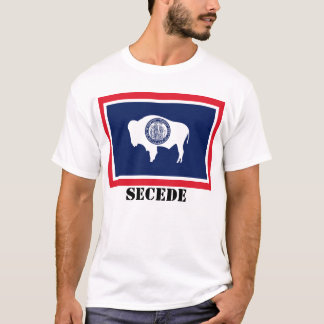Wyoming-Staats-Flagge, SECEDE T-Shirt
