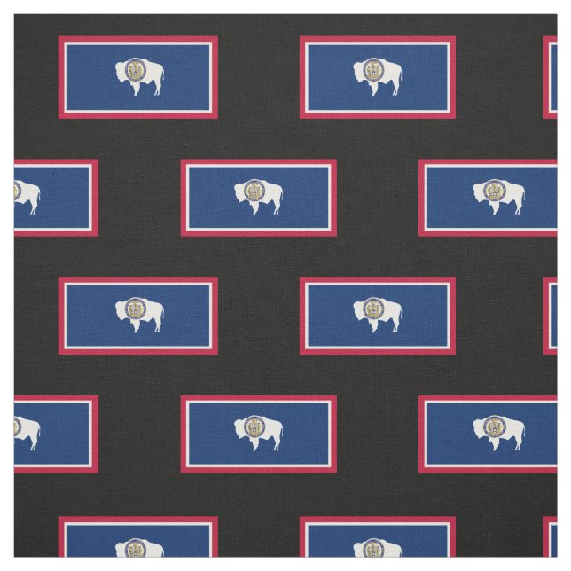 Wyoming-Staats-Flagge Stoff (Muster)